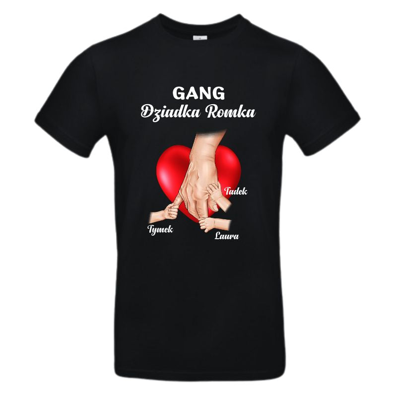 Koszulka na Dzień Dziadka - Gang dziadka Romka - ręce