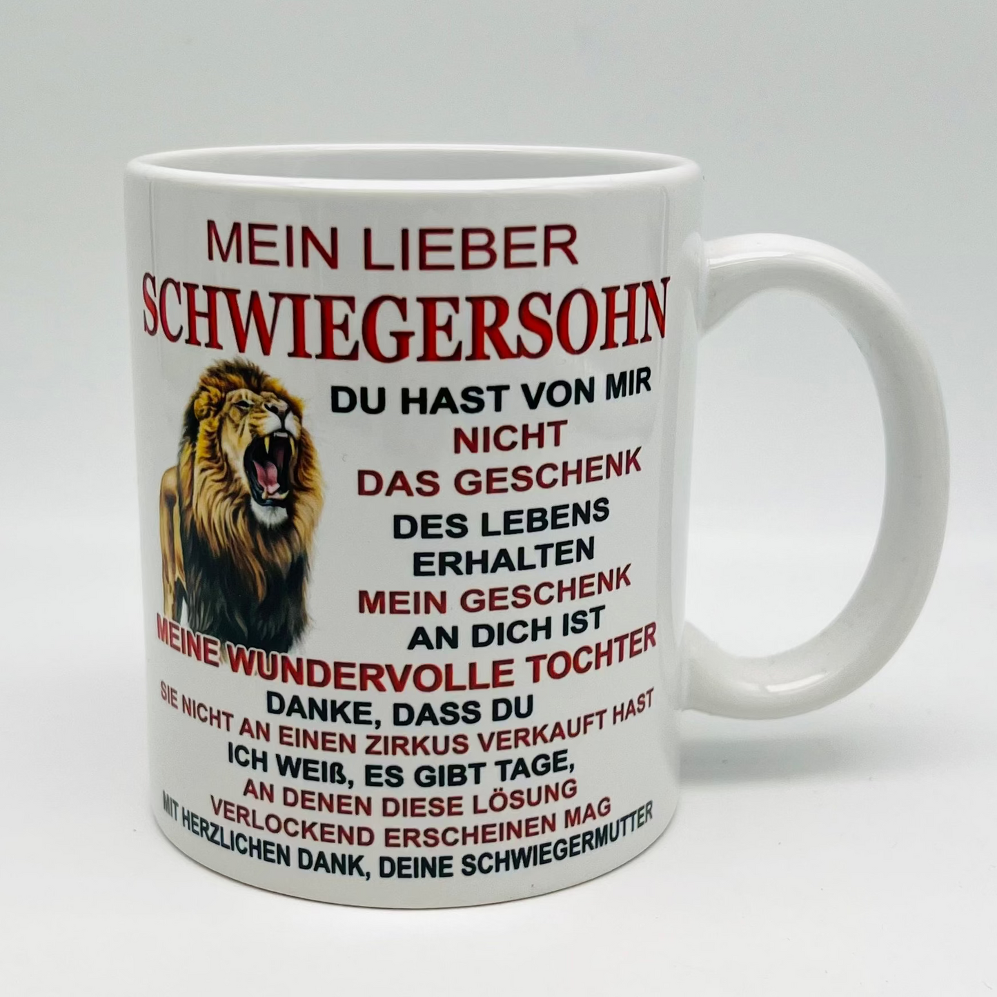 Becher "Mein lieber Schwiegersohn"