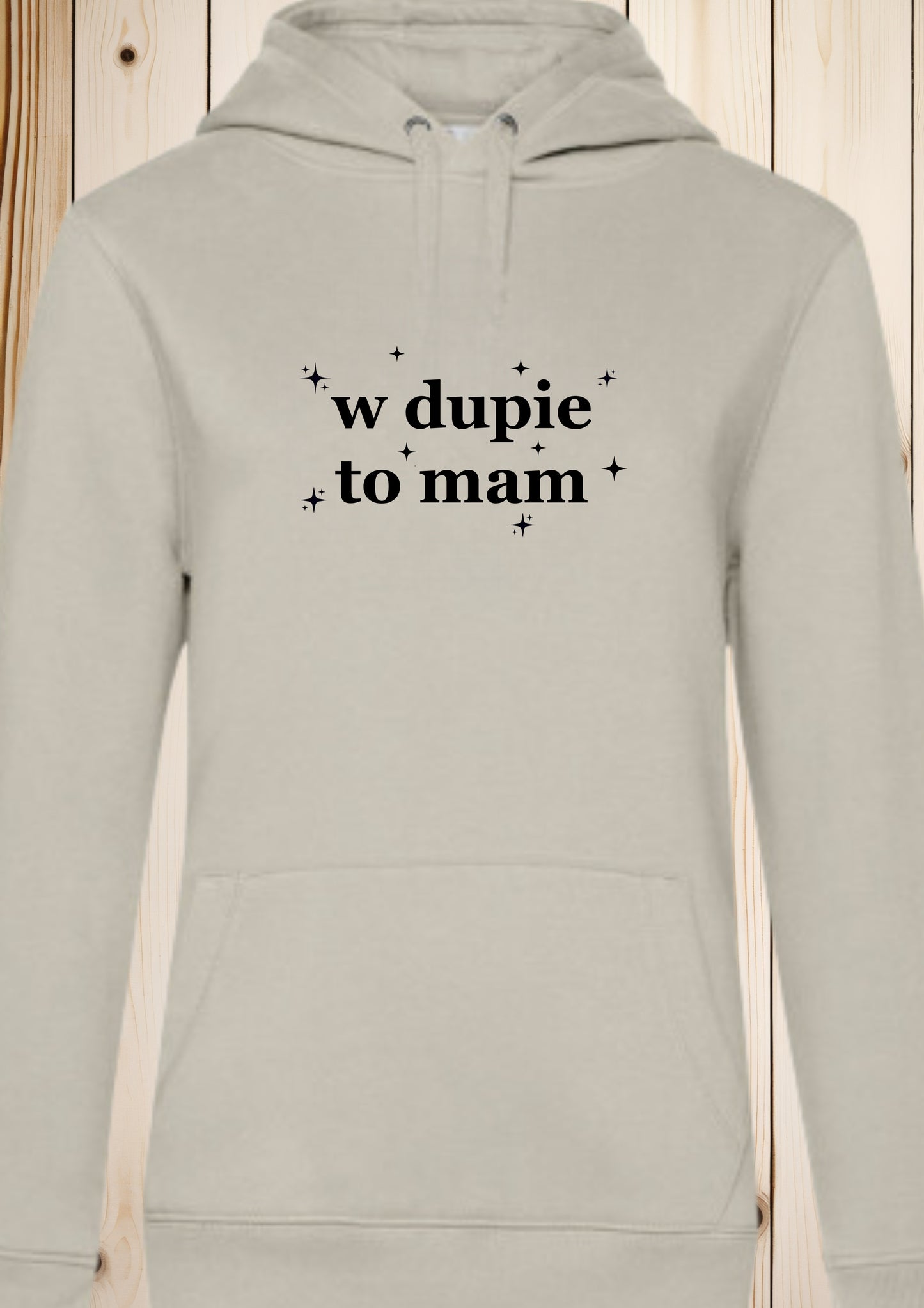 Bluza męska z kapturem „w dupie to mam"
