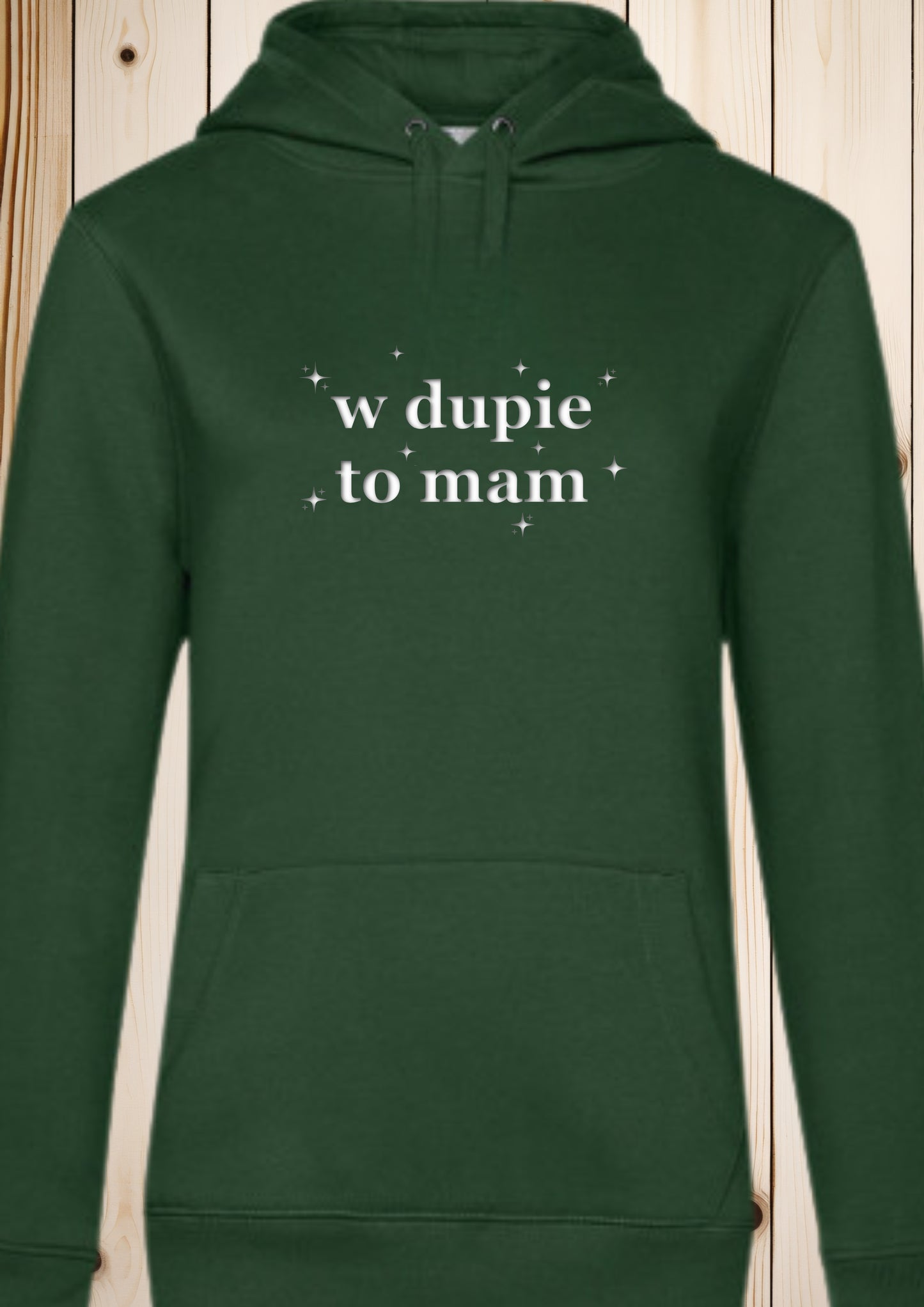 Bluza damska z kapturem „w dupie to mam”