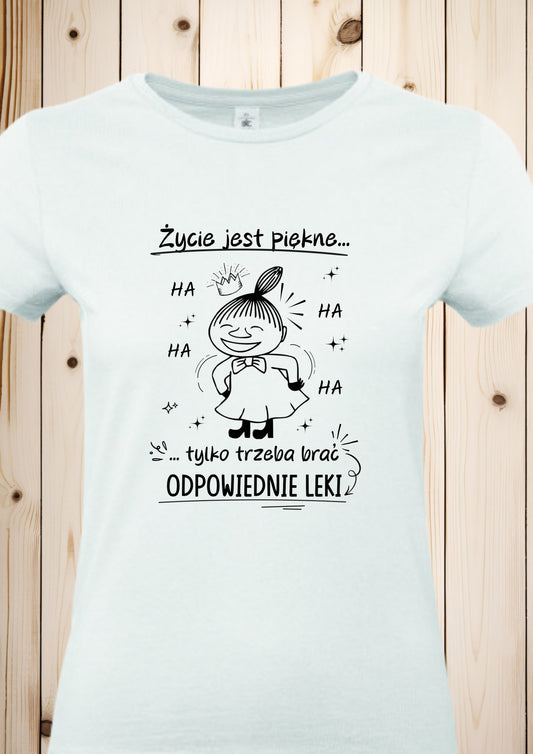 T-Shirt "Mala Mi - Życie jest piękne"