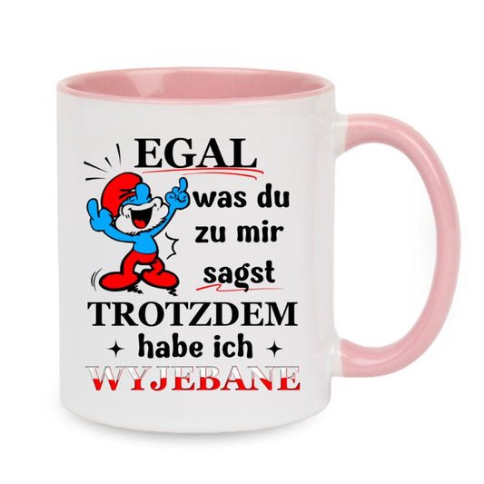 Becher "Egal was du mir sagst - Papa Schlumpf"