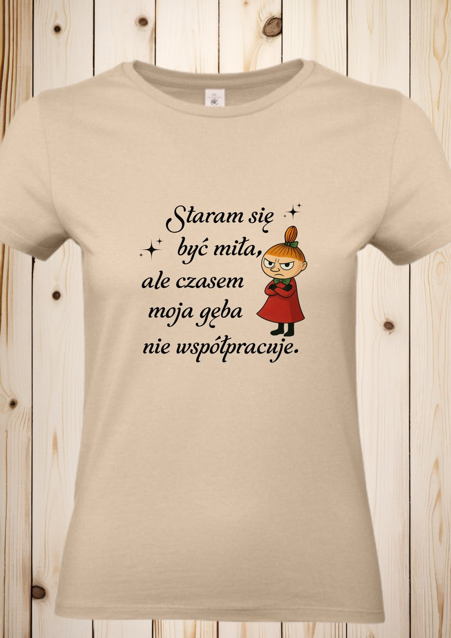 T-Shirt "Mala Mi - Staram sie byc mila"