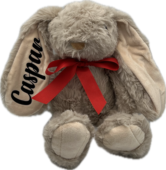 Plüsch-Hase mit Name - personalisiert
