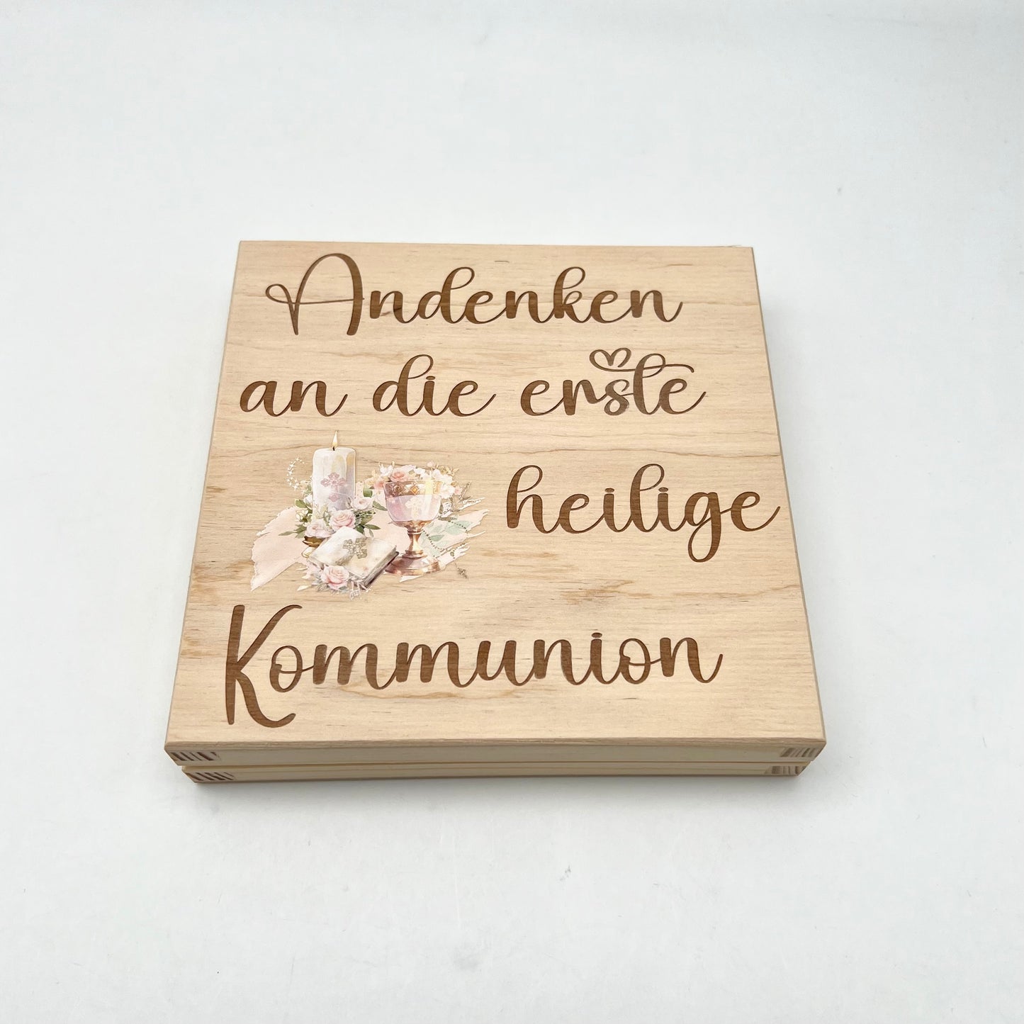 Holzkästchen zur Ersten Heiligen Kommunion – Geldgeschenk & Erinnerungsstück