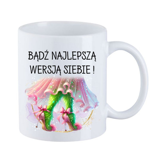 Kubek "Bądź najlepszą wersją siebie!" Lady Grinch