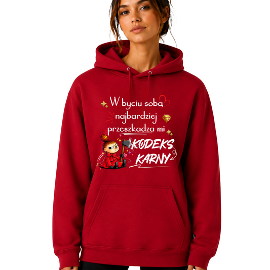 Bluza z kapturem „Kodeks karny"