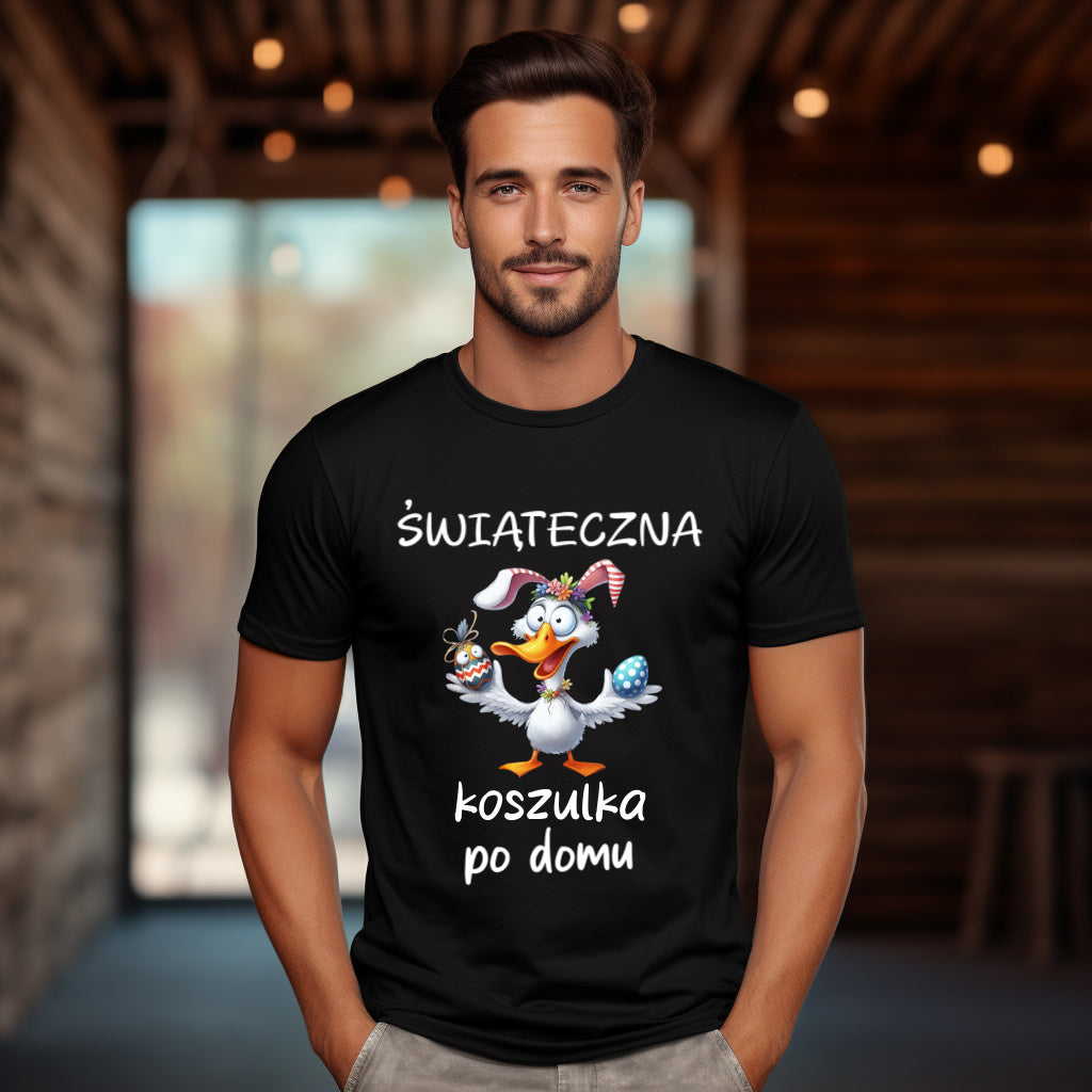 T-Shirt "Świąteczna koszulka po domu" Kaczor