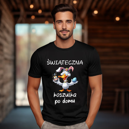 T-Shirt "Świąteczna koszulka po domu" Kaczor