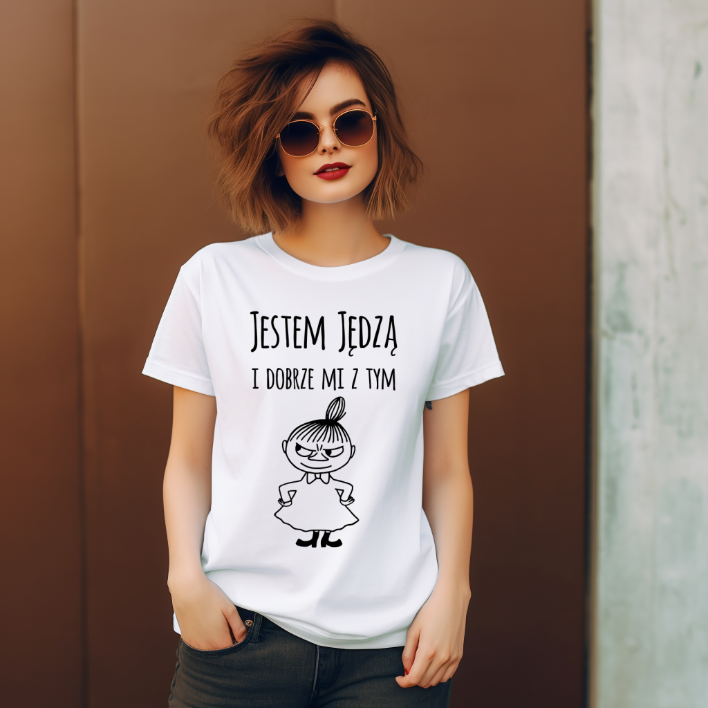 T-Shirt "Jestem jędzą i dobrze mi z tym"