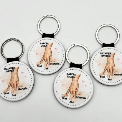 Breloki do kluczy dla babci i dziadka