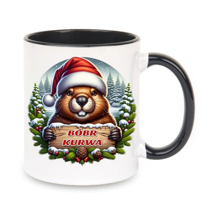 Kubek "Bóbr k*rwa" Mikołaj
