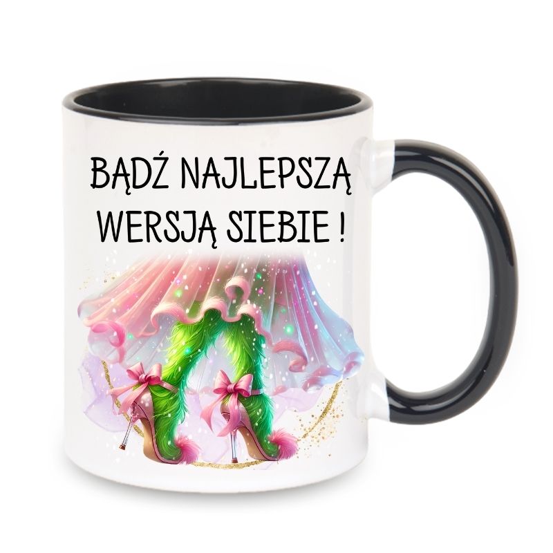 Kubek "Bądź najlepszą wersją siebie!" Lady Grinch
