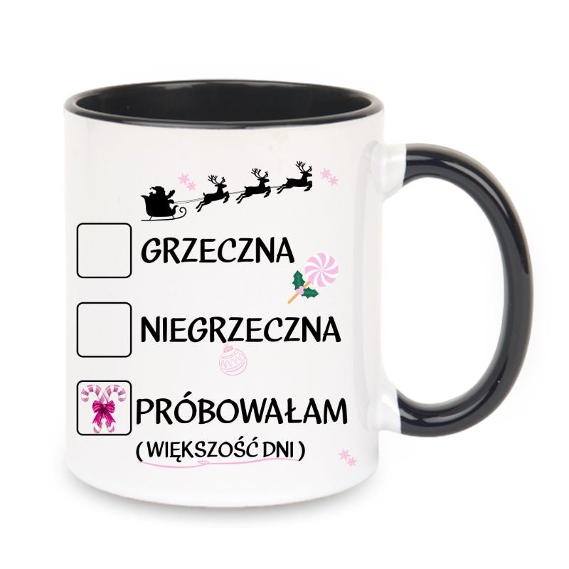 Kubek "Próbowałam - większość dni"