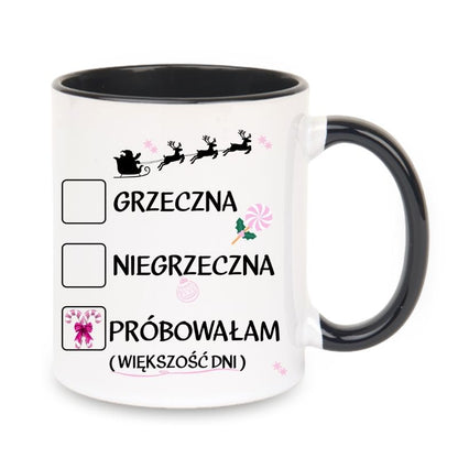 Kubek "Próbowałam - większość dni"