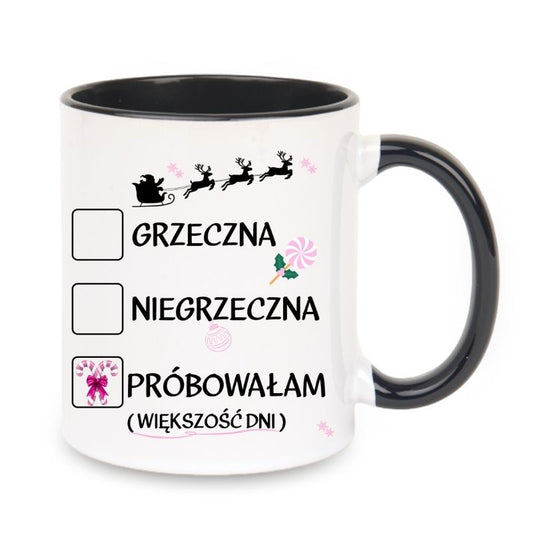 Kubek "Próbowałam - większość dni"