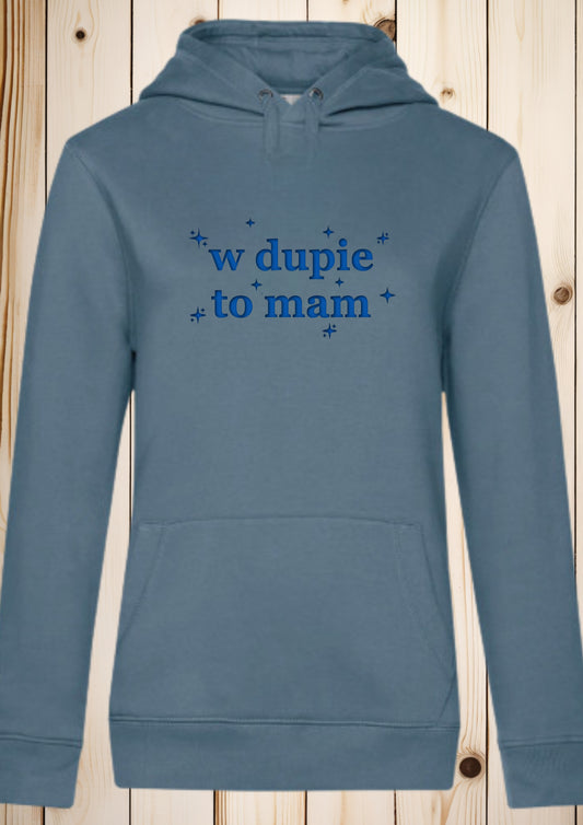 Bluza męska z kapturem „w dupie to mam"