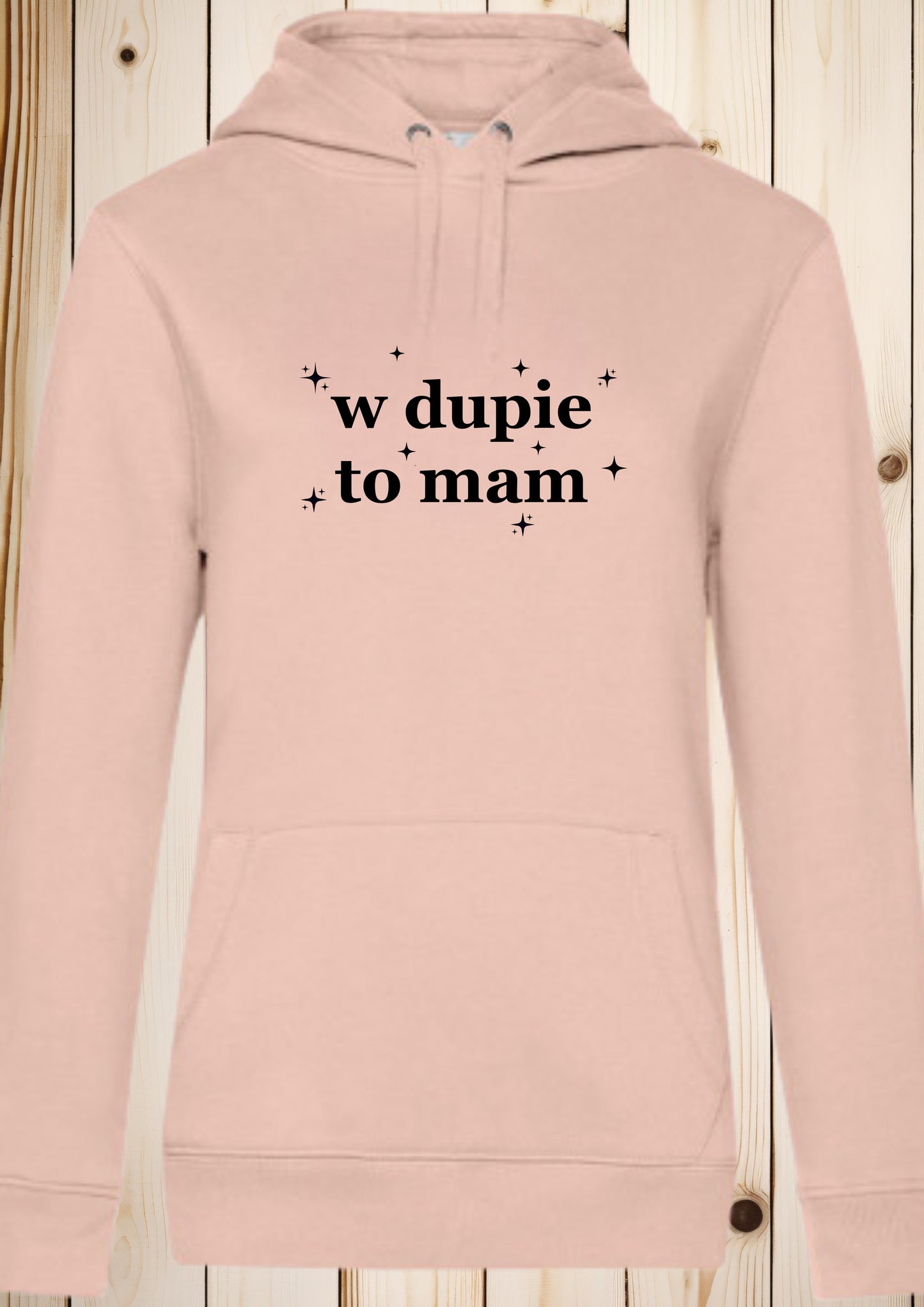 Bluza męska z kapturem „w dupie to mam"