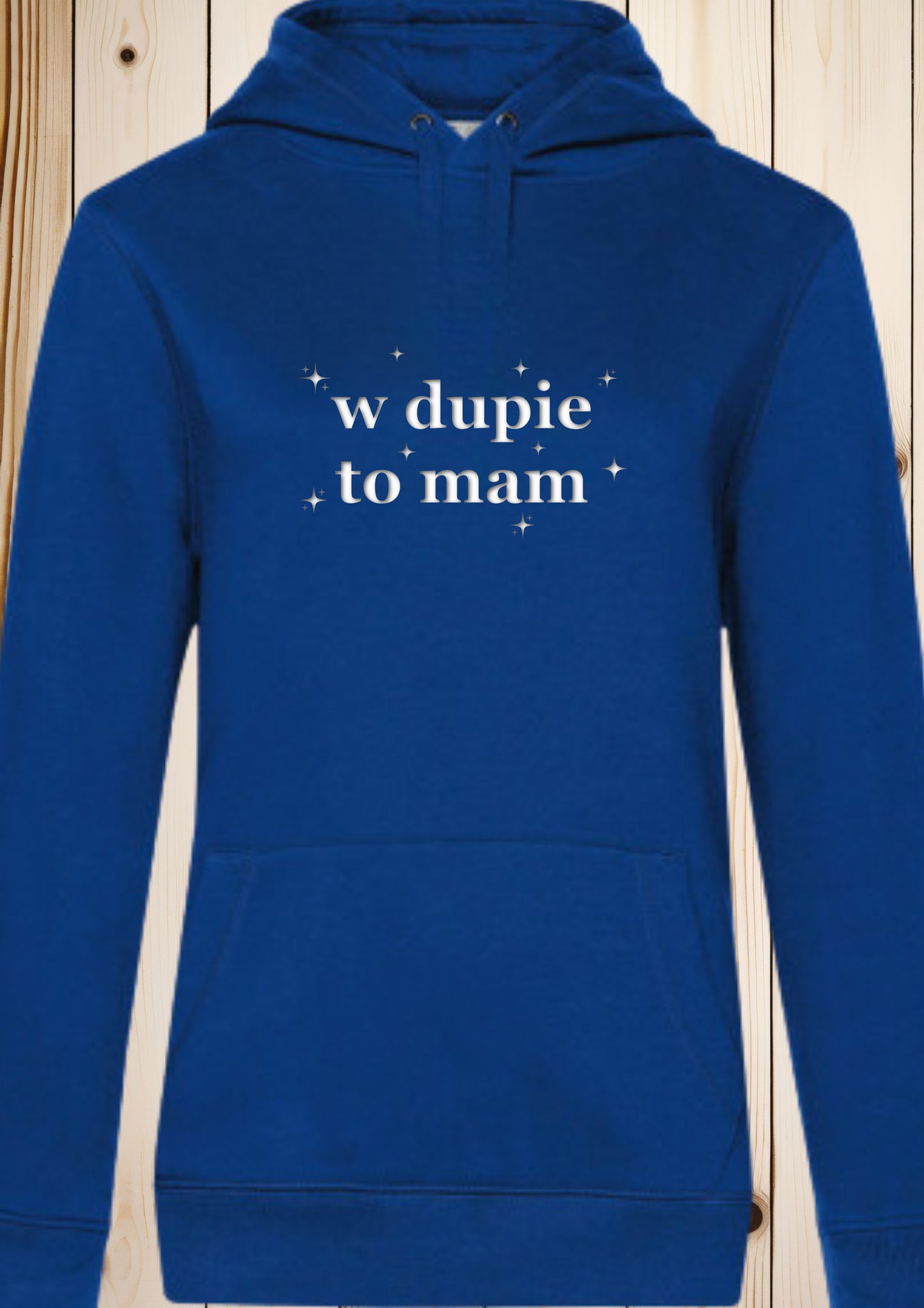 Bluza męska z kapturem „w dupie to mam"