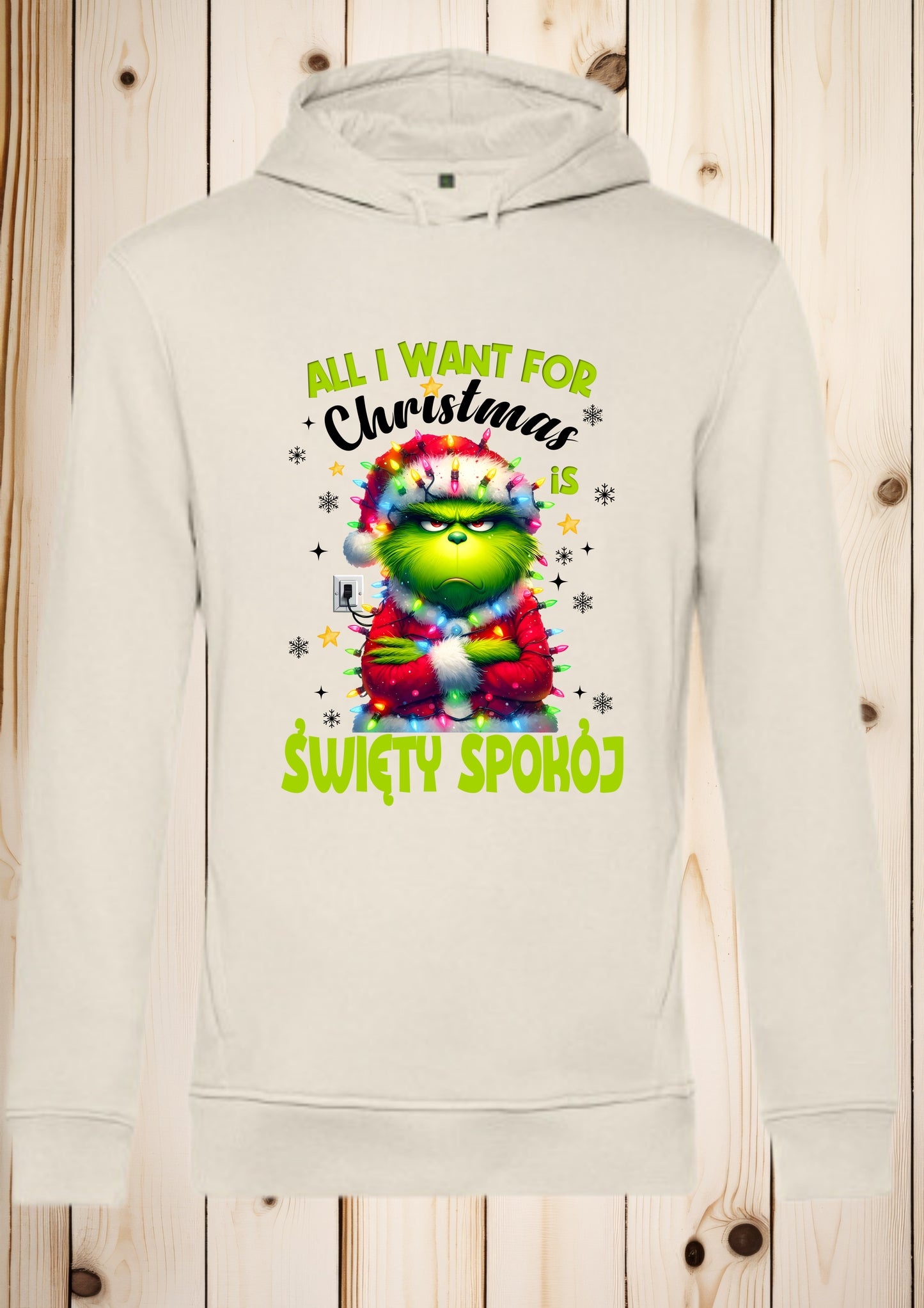 Bluza z kapturem „All i want to Christmas"