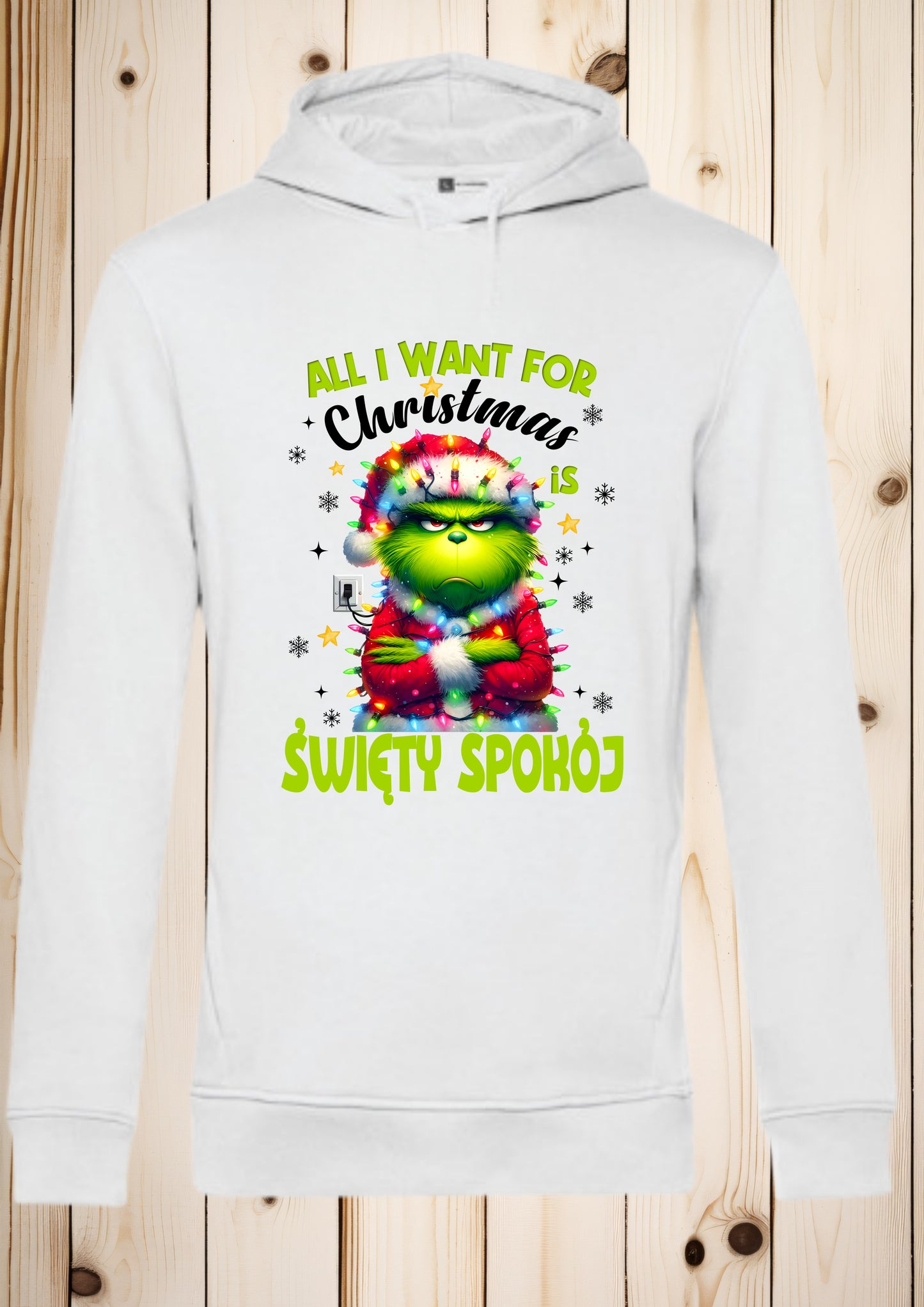 Bluza z kapturem „All i want to Christmas"