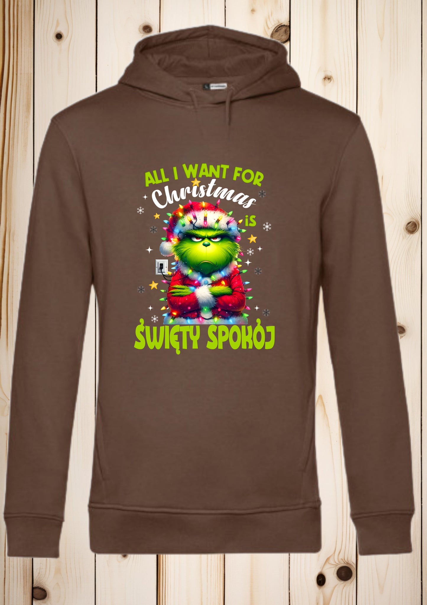 Bluza z kapturem „All i want to Christmas"