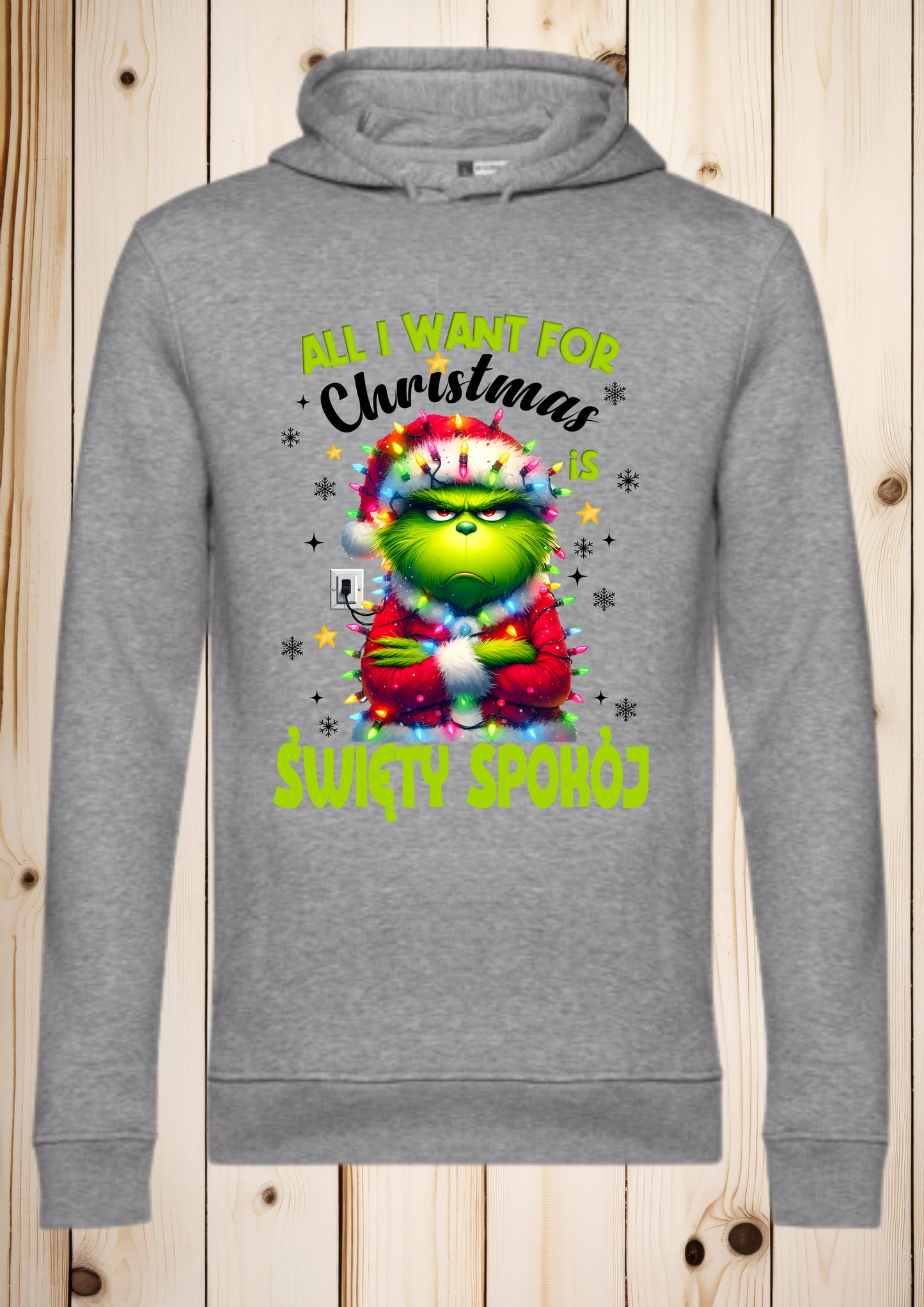 Bluza z kapturem „All i want to Christmas"
