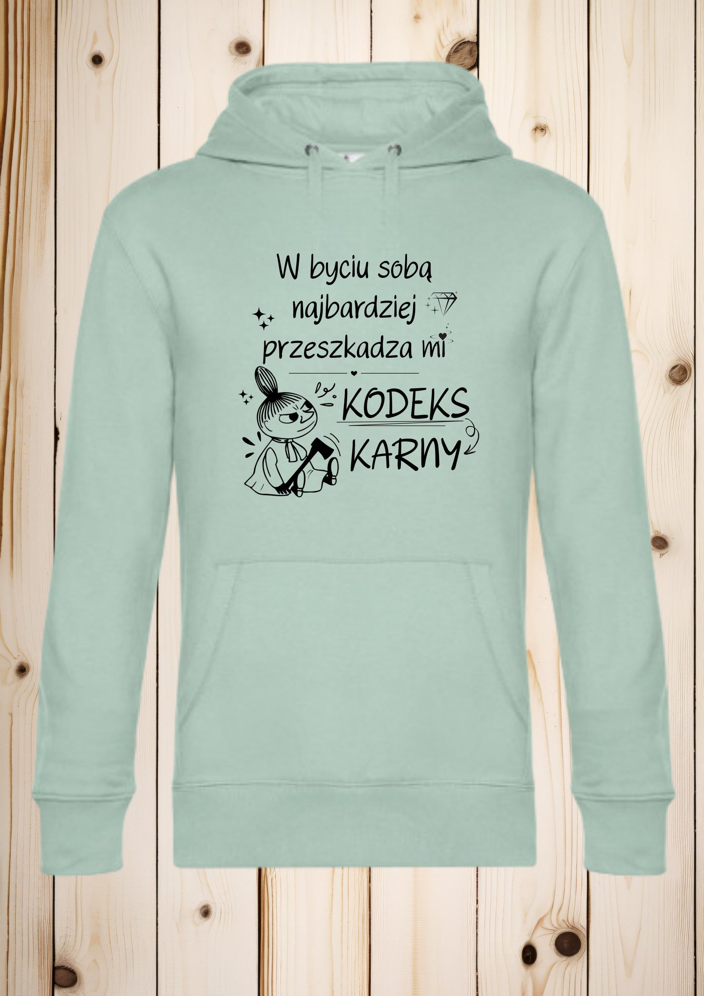 Bluza z kapturem „Mala Mi - kodeks karny"