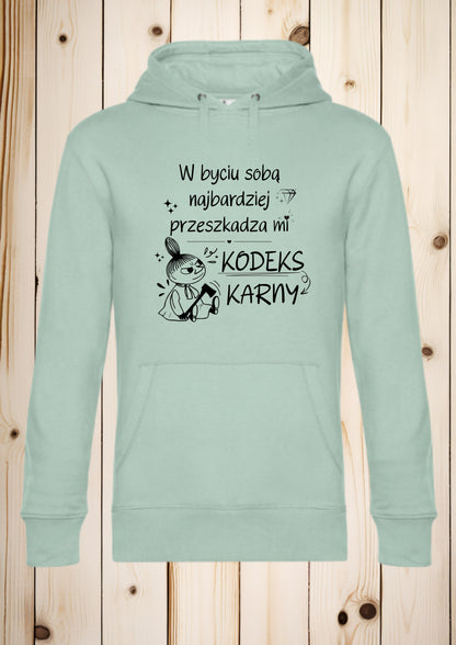Bluza z kapturem „Mala Mi - kodeks karny"