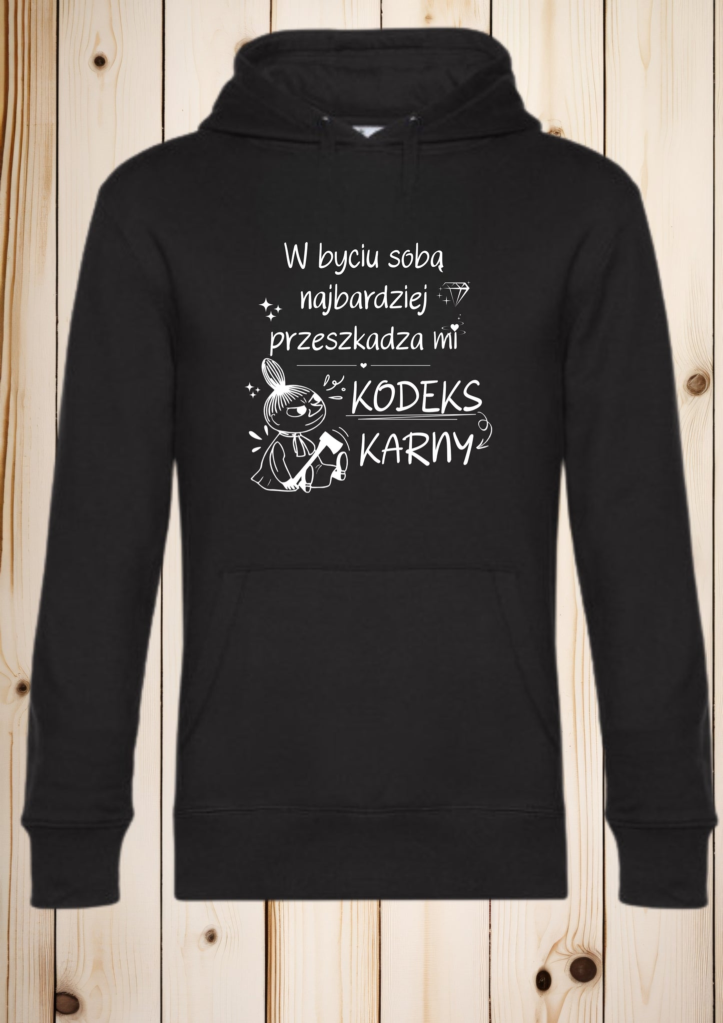 Bluza z kapturem „Mala Mi - kodeks karny"
