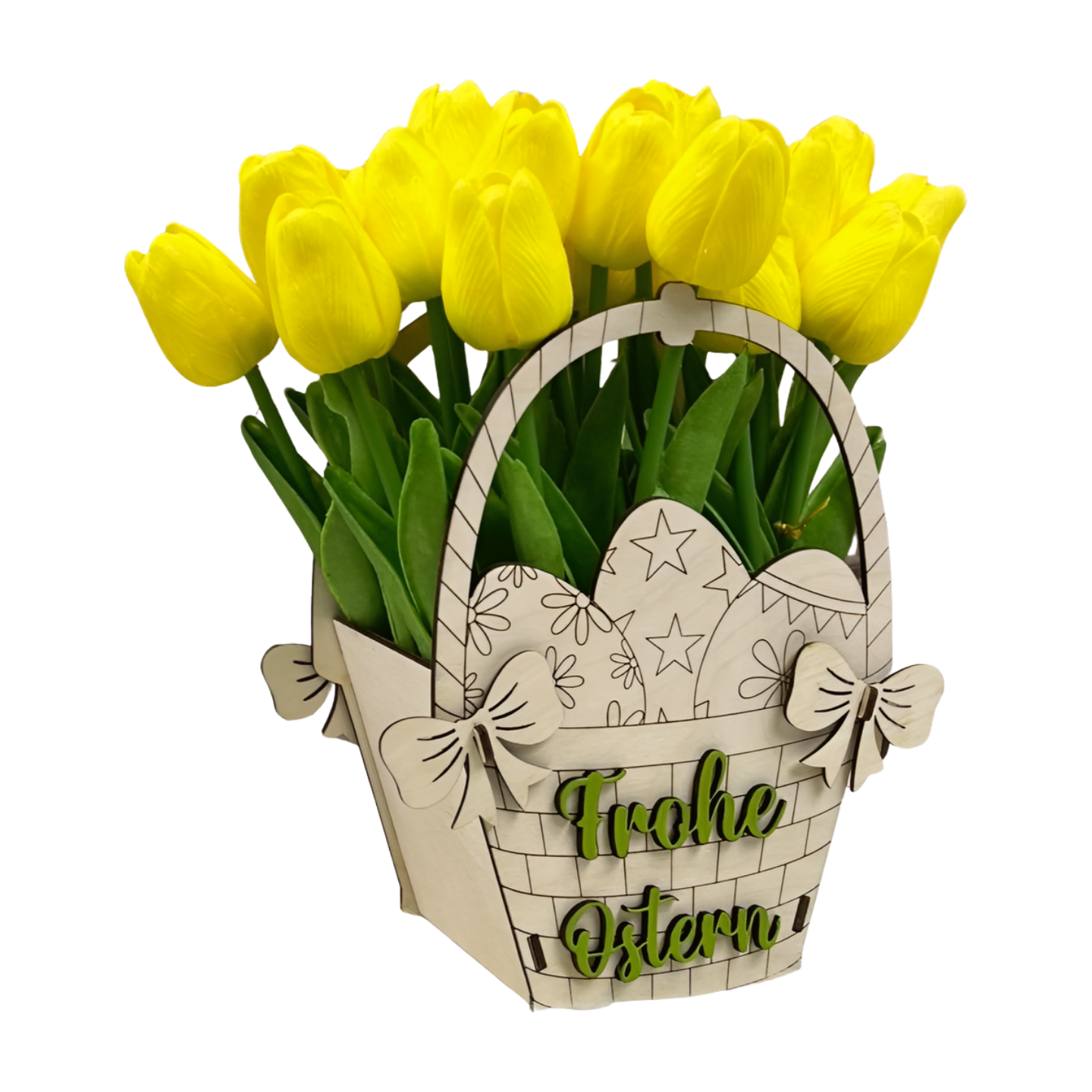 Holz Osterkorb – Dekorative Geschenkbox für Ostern