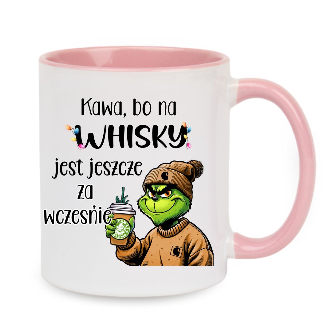 Tasse "Kaffee, weil es für Whisky zu früh ist" Grinch
