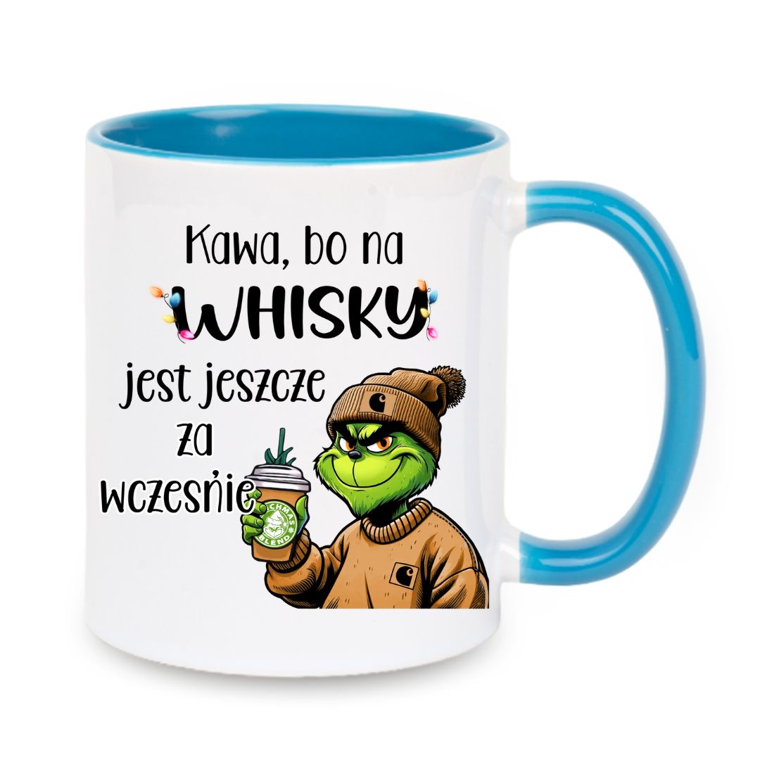Tasse "Kaffee, weil es für Whisky zu früh ist" Grinch