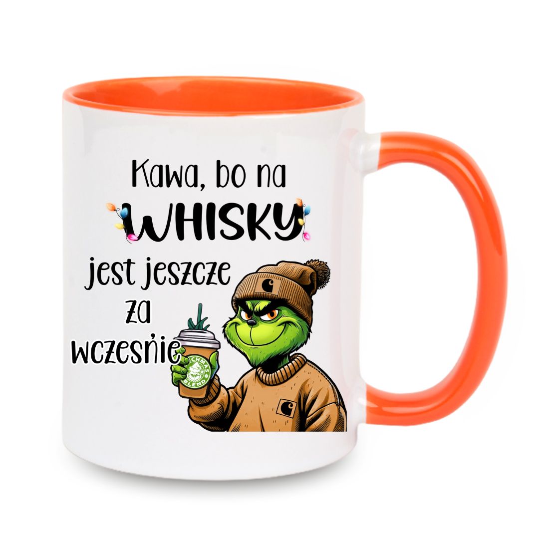 Tasse "Kaffee, weil es für Whisky zu früh ist" Grinch