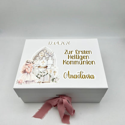 Kommunion-Erinnerungsbox – individuell gestaltetes Geschenkset zur Erstkommunion