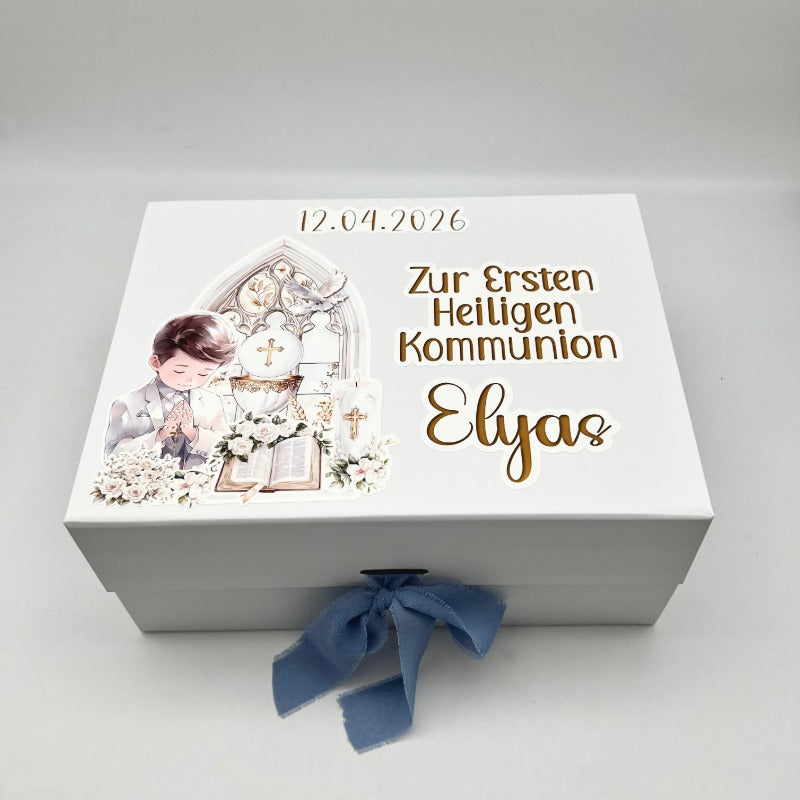 Kommunion-Erinnerungsbox – individuell gestaltetes Geschenkset zur Erstkommunion
