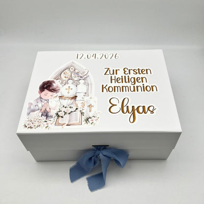 Kommunion-Erinnerungsbox – individuell gestaltetes Geschenkset zur Erstkommunion