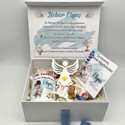 Kommunion-Erinnerungsbox – individuell gestaltetes Geschenkset zur Erstkommunion