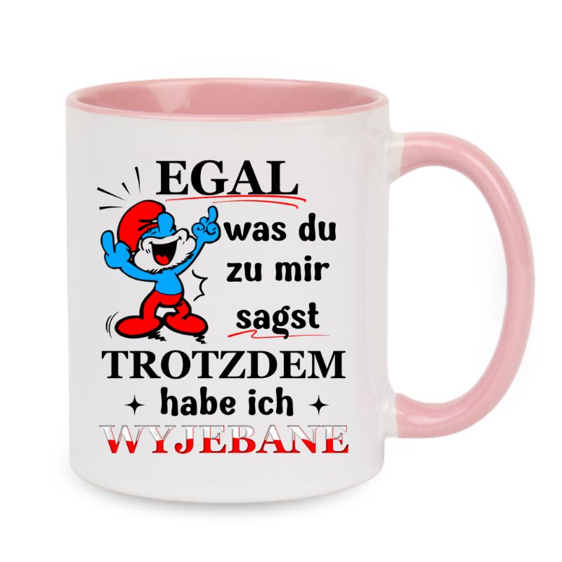 Becher "Egal was du mir sagst - Papa Schlumpf"