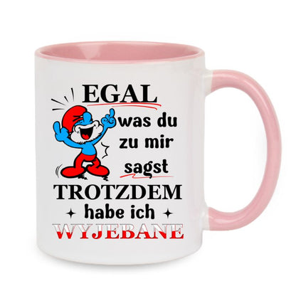 Becher "Egal was du mir sagst - Papa Schlumpf"