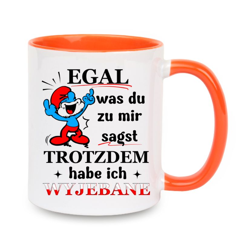 Becher "Egal was du mir sagst - Papa Schlumpf"