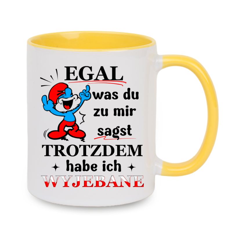 Becher "Egal was du mir sagst - Papa Schlumpf"