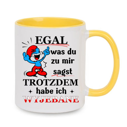 Becher "Egal was du mir sagst - Papa Schlumpf"