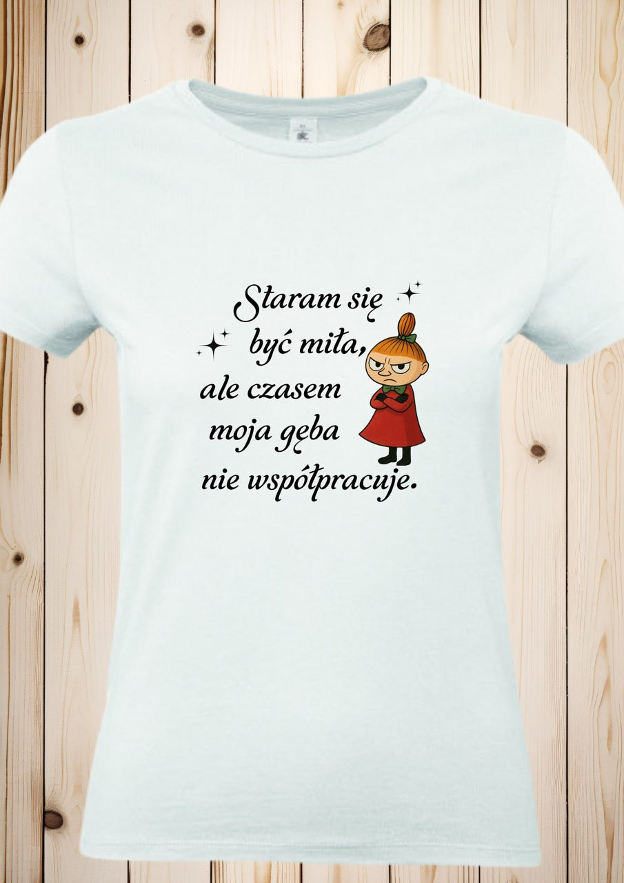 T-Shirt "Mala Mi - Staram sie byc mila"