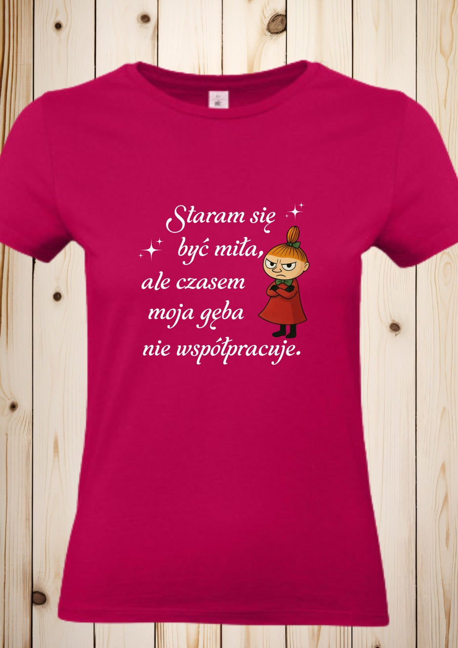 T-Shirt "Mala Mi - Staram sie byc mila"
