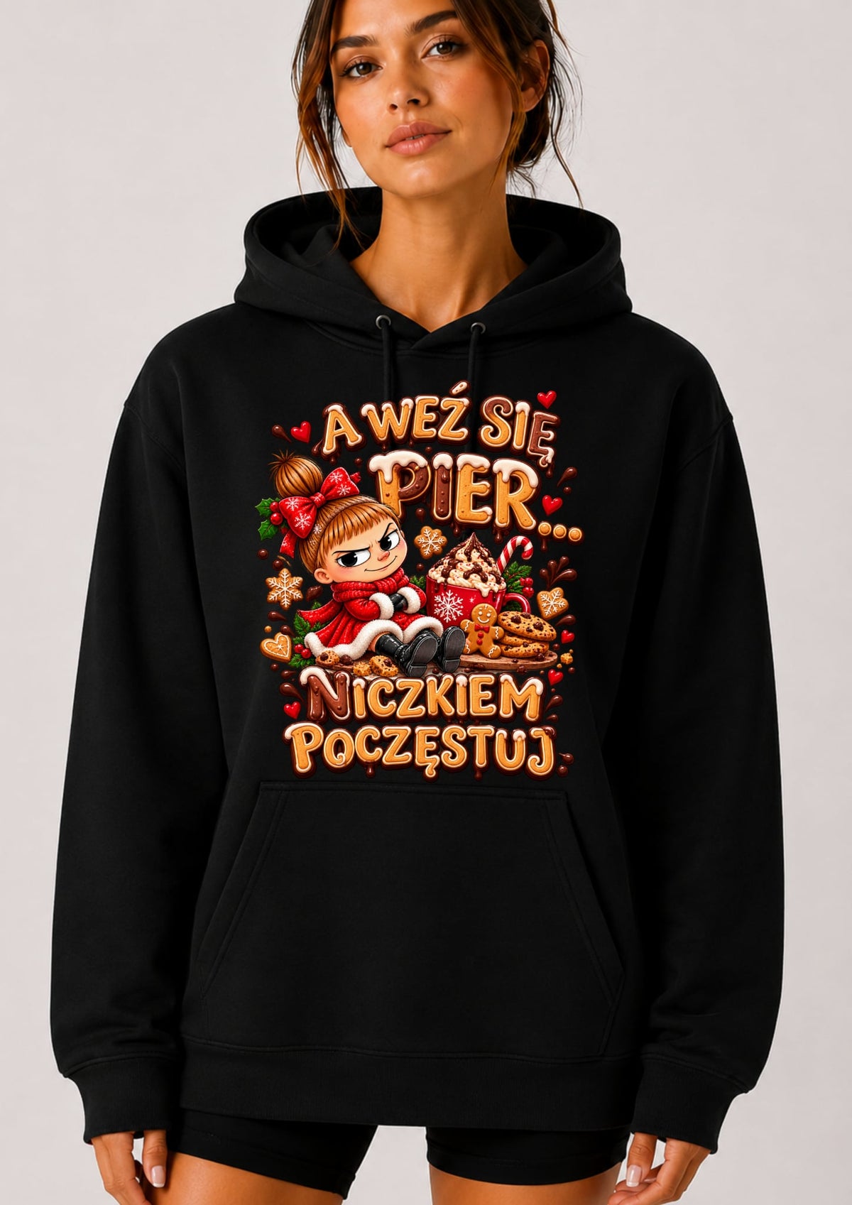 Hoodie damskie "Pierniczek“