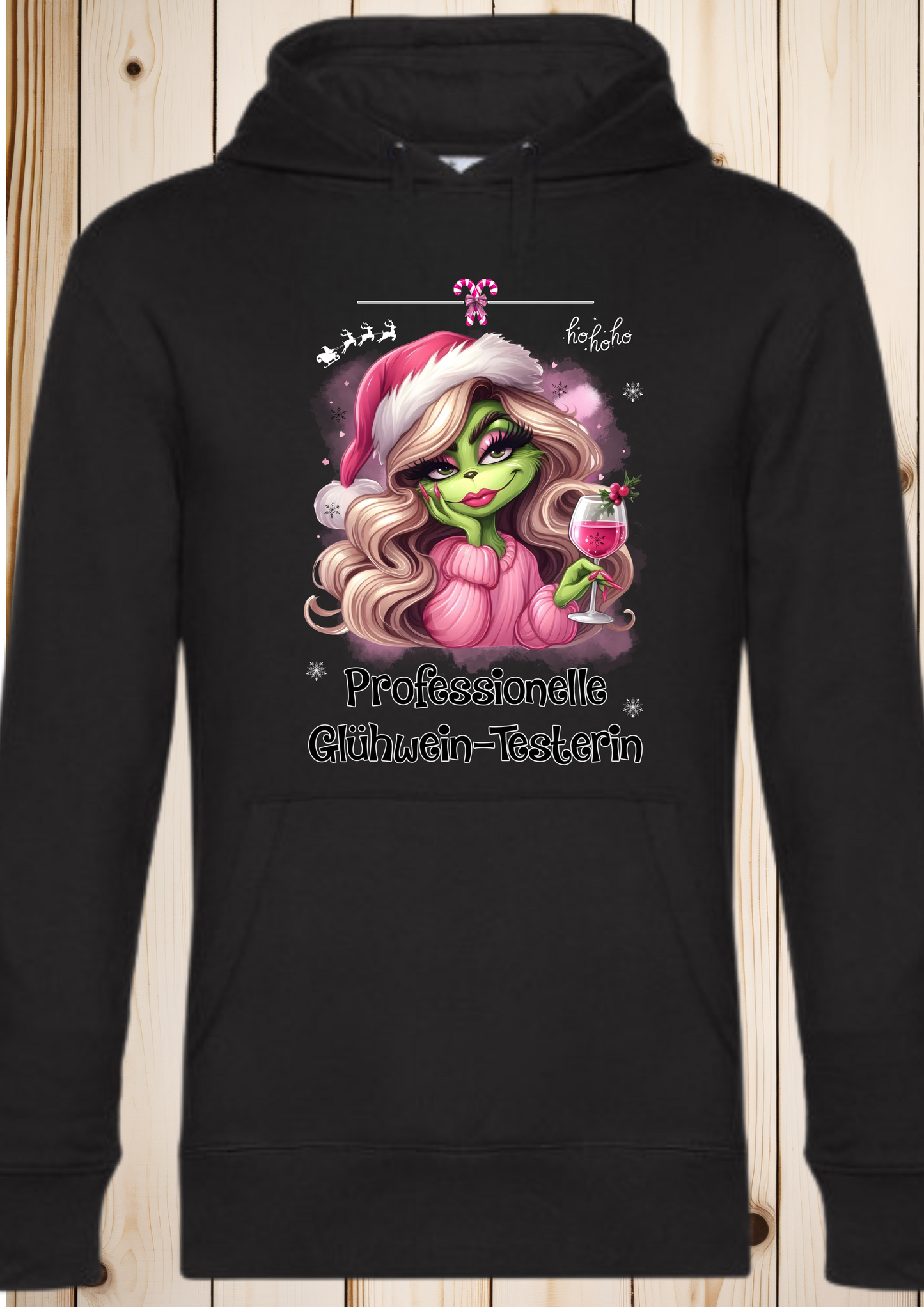 Hoodie „Professionelle Glühwein-Testerin““