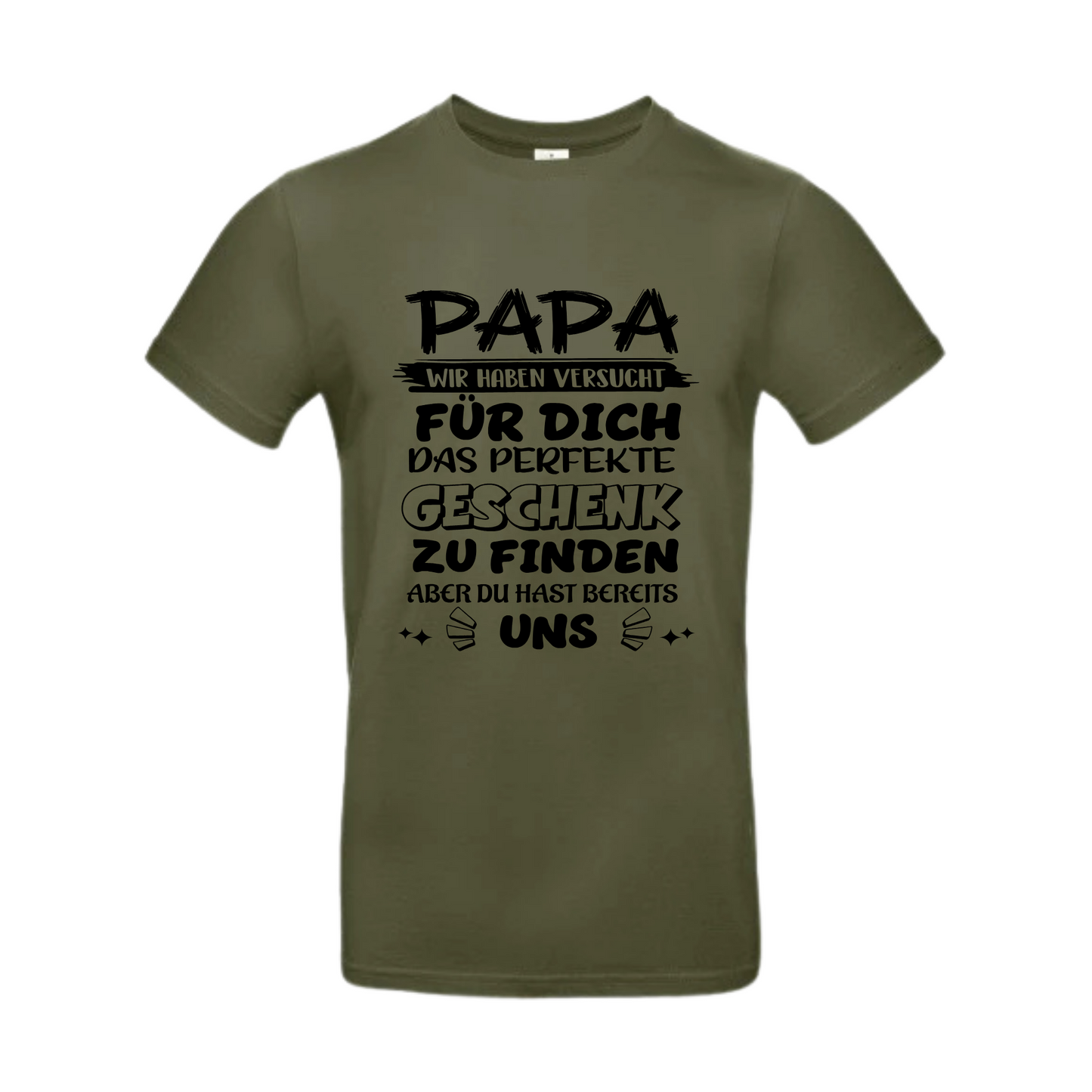 T-Shirt Herren „Papa wir haben versucht“