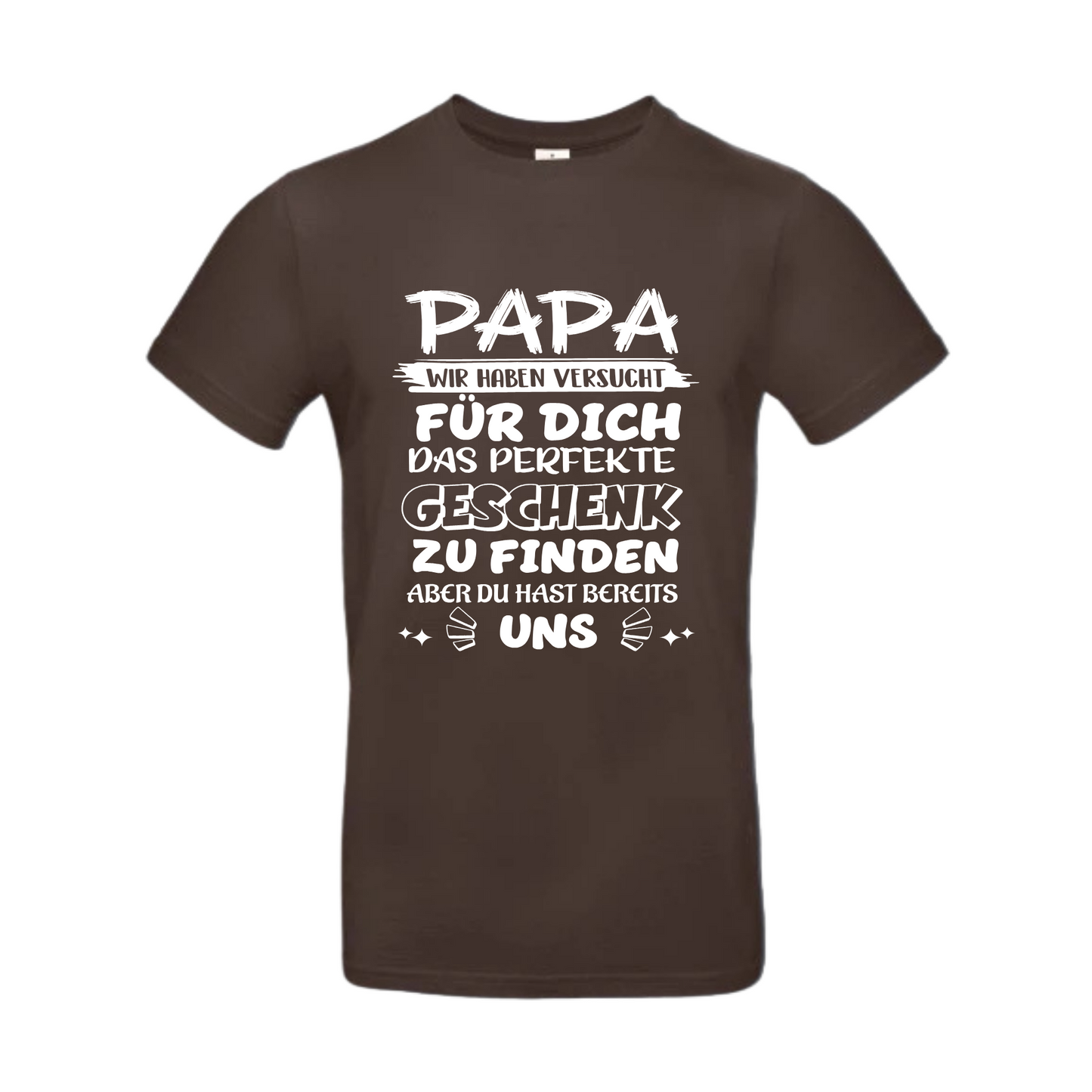 T-Shirt Herren „Papa wir haben versucht“