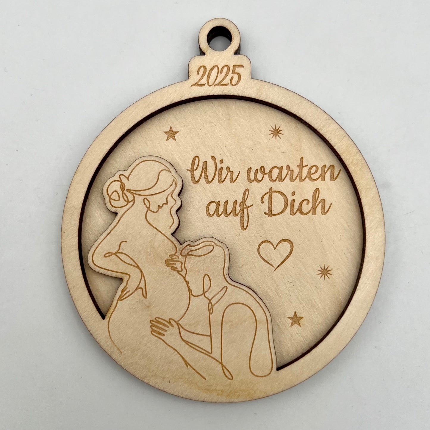 Weihnachtsanhänger aus Holz – Besondere Meilensteine 2025